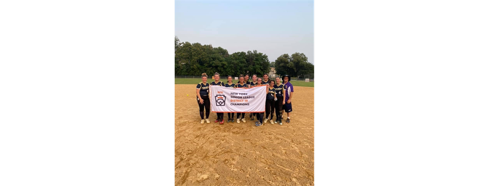 2021 Senior Softball District Champs