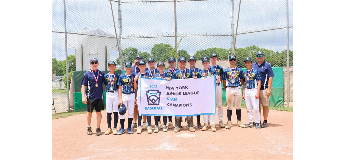 2025 Junior League District 19 & New York State Champions